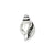 Antiqued Shell Charm in Sterling Silver