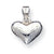 Sterling Silver Puffed Heart Charm hide-image