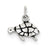 Sterling Silver Antiqued Turtle Charm hide-image