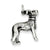 Sterling Silver Antiqued Dog Charm hide-image