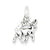 Sterling Silver Antiqued Alaska Moose Cha Charm hide-image