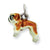 Sterling Silver Enameled Small Bulldog Charm hide-image