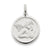 Satin Angel Charm in Sterling Silver