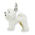 Sterling Silver Enameled Bichon Frise Charm hide-image