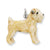 Silver Enamel Soft Coated Wheaton Terrier Charm hide-image