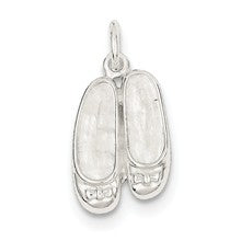 Sterling Silver Ballet Slippers Charm hide-image