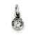 Sterling Silver Antiqued Soccer Ball Char Charm hide-image