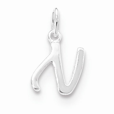 Sterling Silver Initial N pendant, Exquisite Pendants for Necklace