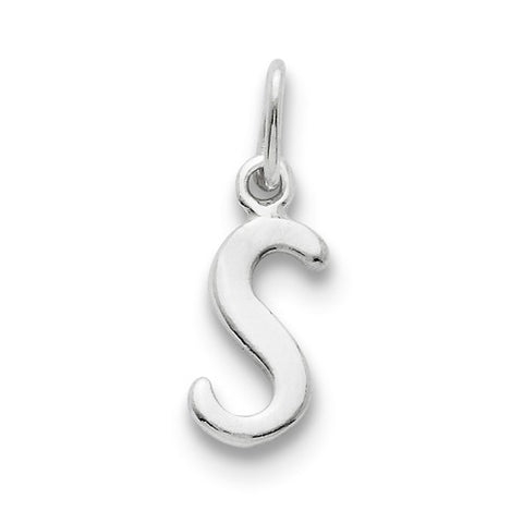 Sterling Silver Initial S pendant, Gorgeous Pendants for Necklace