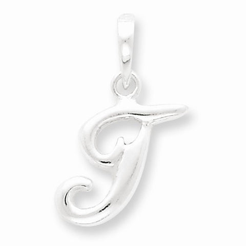 Sterling Silver Initial T pendant, Adorable Pendants for Necklace