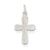 Sterling Silver Polished Cross Charm hide-image