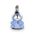 Sterling Silver Blue & Enamel Teddy Bear Charm hide-image