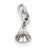 Sterling Silver Polished Non Moveable Bell Charm hide-image