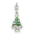 Sterling Silver Enameled Christmas Tree Charm hide-image