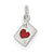 Sterling Silver Enameled Ace Of Hearts Card Charm hide-image