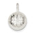 Basketball Charm in Sterling Silver