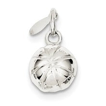 Sterling Silver 3-D Basketball Charm hide-image