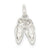 Sterling Silver Polished Ballerina Slipper Charm hide-image