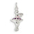 Sterling Silver Enameled Ballerina Charm hide-image