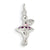 Enameled Ballerina Charm in Sterling Silver