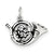 Sterling Silver Antiqued French Horn Charm hide-image