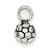 Sterling Silver Antiqued Soccer Ball Charm hide-image