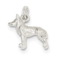 Sterling Silver Polished Wolf Charm hide-image