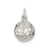 Soccer Ball Charm in Sterling Silver