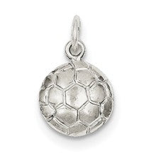 Sterling Silver Soccer Ball Charm hide-image