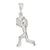 Sterling Silver Basketball Player Charm hide-image