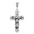 Sterling Silver Antiqued Crucifix Charm hide-image