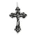 Antiqued Crucifix Charm in Sterling Silver