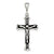 Sterling Silver Antiqued Crucifix Charm hide-image