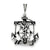 Sterling Silver Antiqued Mariner Crucifix Charm hide-image