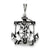 Antiqued Mariner Crucifix Charm in Sterling Silver