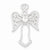 Sterling Silver CZ Angel pendant, Gorgeous Pendants for Necklace