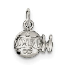 Sterling Silver Bowling Ball Charm hide-image