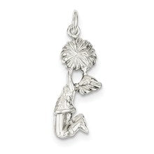 Sterling Silver Cheerleader Charm hide-image