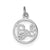 Peace Circle Charm in Sterling Silver