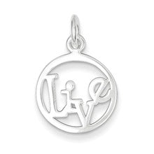 Sterling Silver Live Circle Charm hide-image