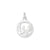 Live Circle Charm in Sterling Silver