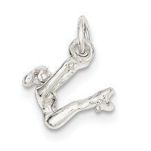 Sterling Silver Gymnast Charm hide-image