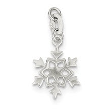 Sterling Silver Polished Snowflake Charm hide-image