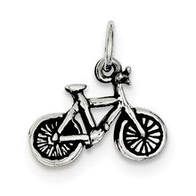 Sterling Silver Antiqued Bicycle Charm hide-image