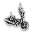 Sterling Silver Antiqued Motorcycle Charm hide-image