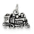 Sterling Silver Antiqued Train Charm hide-image