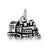 Antiqued Train Charm in Sterling Silver