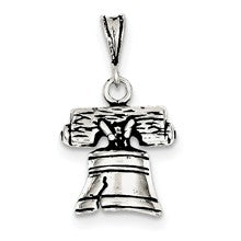 Sterling Silver Antiqued Bell Charm hide-image