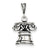 Sterling Silver Antiqued Bell Charm hide-image