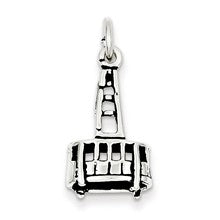 Sterling Silver Antiqued Gondola Charm hide-image